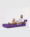 Fotoliu extensibil, Siesta, Ferndale Bean Bag, 55 - 180 cm, poliester impermeabil, mov