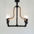 Candelabru All Design, metal, 40x20x50 cm, Black