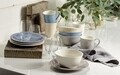 Set de cafea 12 piese, Like Villeroy & Boch, Color Loop Horizon, portelan premium, albastru