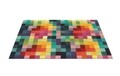 Covor Patch Bedora, 160x230 cm, 100% lana, multicolor, finisat manual