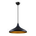 Lustra, Squid Lighting, Atelier, 35 x 35 x 116 cm, fier, negru/auriu