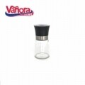 Rasnita pentru sare/piper Vanora, sticla/plastic, 160 ml, negru