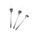 Set 3 furculite pentru desert Stilo, Homla, 15 cm, inox tip 430, argintiu