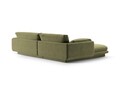 Coltar dreapta 4 locuri, Torino-184, Micadoni Home, 250x170x83 cm, catifea, verde deschis