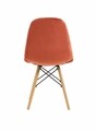 Set 2 scaune Scandinav, Heinner, 52x47x82 cm, lemn, coral