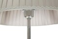 Lampadar Silvery, Mauro Ferretti, 1 x E27, 40W, 40x40x164 cm, metal/sticla/textil, argintiu