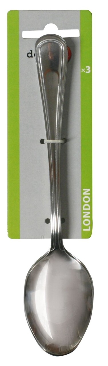 Set linguri 3 piese London, Domotti, 19.5 cm, inox