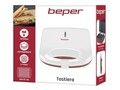 Sandwich maker Beper, 22x21.5x8.5 cm, bachelita, alb