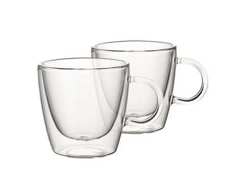 Set 2 cesti cu perete dublu, Villeroy & Boch, Artesano Hot Beverages M, 210 ml, sticla borosilicata