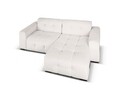 Coltar dreapta 4 locuri, Kendal, Micadoni Home, BL, 256x173x79 cm, catifea, gri deschis