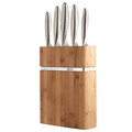 Set cutite 6 piese Richardson Sheffield, Forme Contour, 18.1x10x37.6 cm, lemn/inox 13/0, natur/argintiu