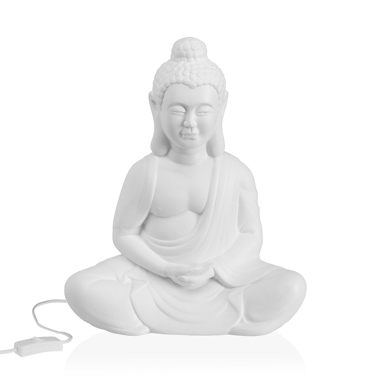 Lampa De Masa Buddha Sitting, Versa, 25.5 X 15 X 30.2 Cm, 1 X E14, 25W, Portelan