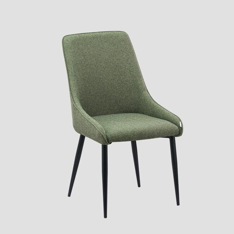 Scaun Sabor, Homla, 52x52x93.5 cm, metal/MDF/poliester, verde