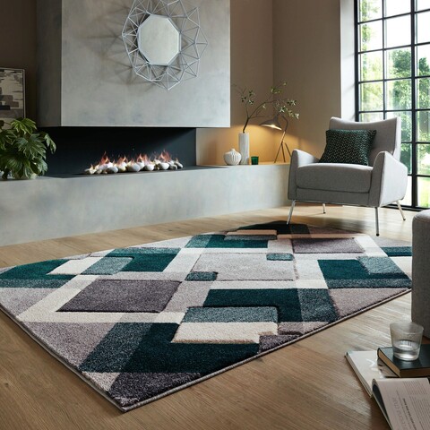 Covor Nimbus Green, Flair Rugs, 200x290 cm, polipropilena, verde