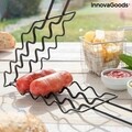 Gratar pentru carnati Sosket InnovaGoods, 51 cm, fonta, negru/natural