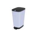 Cos de gunoi Chic L cu pedala, plastic, 41.2 L, mov deschis