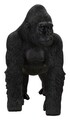 Statueta decorativa, Gorilla, Mauro Ferretti, 35 x 21.5 x 37.5 cm, polirasina, negru