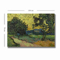 Tablou decorativ, 70100VANGOGH032, Canvas , Lemn, Multicolor