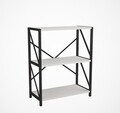 Biblioteca RF.004.004.127, Gauge Concept, 64x30x70 cm, PAL, alb