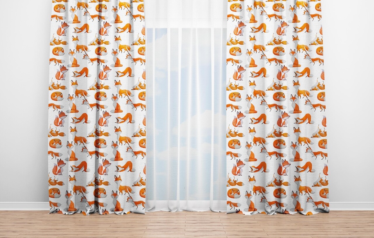 Draperie Fox, Oyo Kids, 140x240 cm, poliester, multicolor