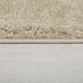 Covor Feather Soft, Flair Rugs, D133 cm, polipropilena, natural