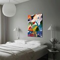 Tablou decorativ, 70100FAMOUSART-066, Canvas, 70 x 100 cm, Multicolor