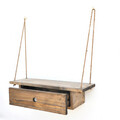 Raft de perete, Evila Originals, Gar010, 60x14x20 cm, Maro