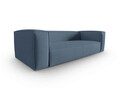 Canapea 4 locuri, Mackay, Cosmopolitan Design, 230x94x73 cm, catifea tricotata, albastru jeans