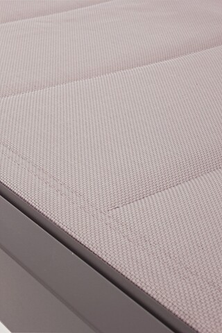 Sezlong cu roti Hilde, Bizzotto, 200 x 65 x 102 cm, aluminiu/textilena, gri