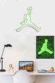 Decoratiune luminoasa LED, Basketball, Benzi flexibile de neon, DC 12 V, Verde