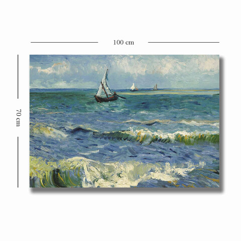 Tablou decorativ, 70100VANGOGH007, Canvas , Lemn, Multicolor