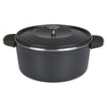 Oala pentru cuptor cu capac Dutch, Greenpan, Featherweights, 28 cm Ø, 6.4 L, aluminiu turnat