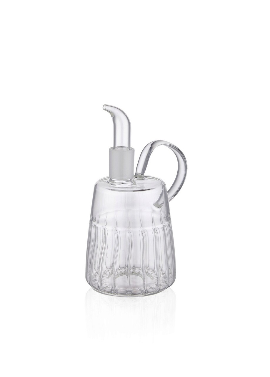 Dozator pentru ulei, Mia - Kitchenware, 280TMA1963, Sticla , 10x7x17 cm, 350 ml, Transparent