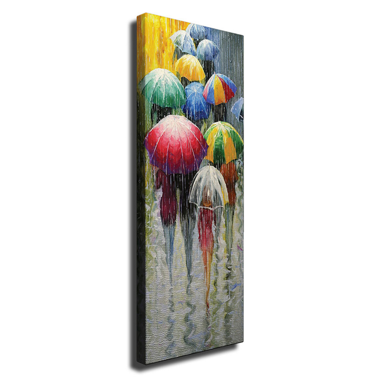 Tablou decorativ, PC96, Canvas, 30 x 80 cm, Multicolor - 2 | YEO