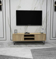 Comoda TV, Kalune Design, Escape 140, 140x50x40 cm, Pâslă / Negru 