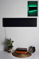 Decoratiune luminoasa LED, Rectangle, MDF, 60 LED-uri, Verde