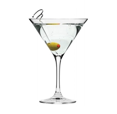 Set 6 pahare martini, Krosno Elite, sticla, 150 ml