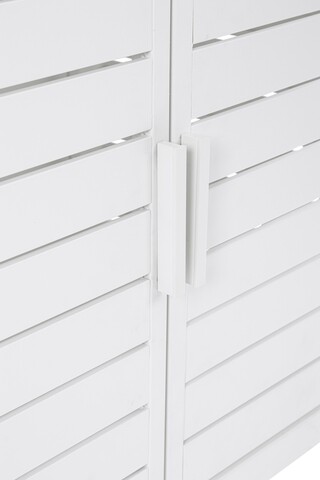 Dulap pentru exterior Atlantic, Bizzotto, 90 x 55 x 70 cm, aluminiu, alb