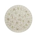 Scaun pentru gradina Rome Mosaic, Decoris, 51x38x93 cm, alb