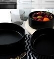 Set 3 boluri ST038003F956, Keramika, ceramica, negru