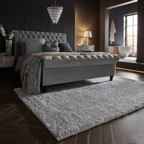 Covor Feather Soft Grey, Flair Rugs, 120x170 cm, polipropilena, gri