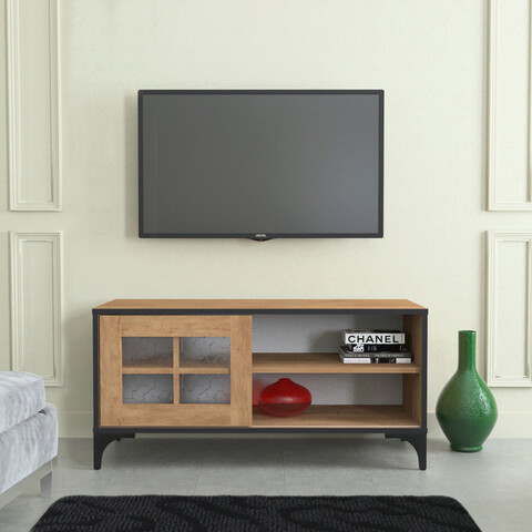 Comoda TV, Comforty, Revival 100Lk, 100x54x42cm, Stejar