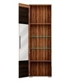 Mobilier Living Novedo I, Bedora,  1 x Polita, 1 x Comoda, 2 x Dulap, Maro Dark