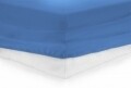 Cearceaf de pat cu elastic Blue Heinner, 140x200 cm, 100% bumbac, albastru