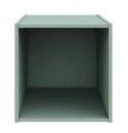 Raft modular Composite Cube, Bizzotto, 35x35x35 cm, PAL/MDF, verde sage