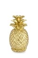 Decoratiune Surabaya Ananas, Bizzotto, Ø 17 x 30 cm, polirasina, auriu