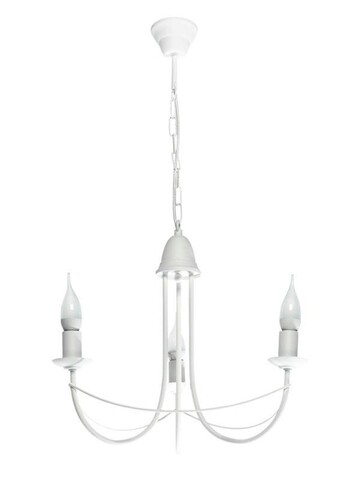 Candelabru Lampex, Nicosia Pure White 3, E14, 3x40W,