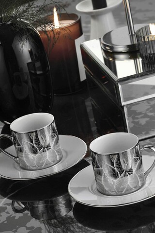 Set de cafea RU04KT540P11431, Kutahya Porselen, 4 piese, portelan