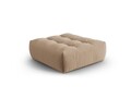 Taburet, Bloom-184, Micadoni Home, 110x101x42 cm, catifea, bej sand