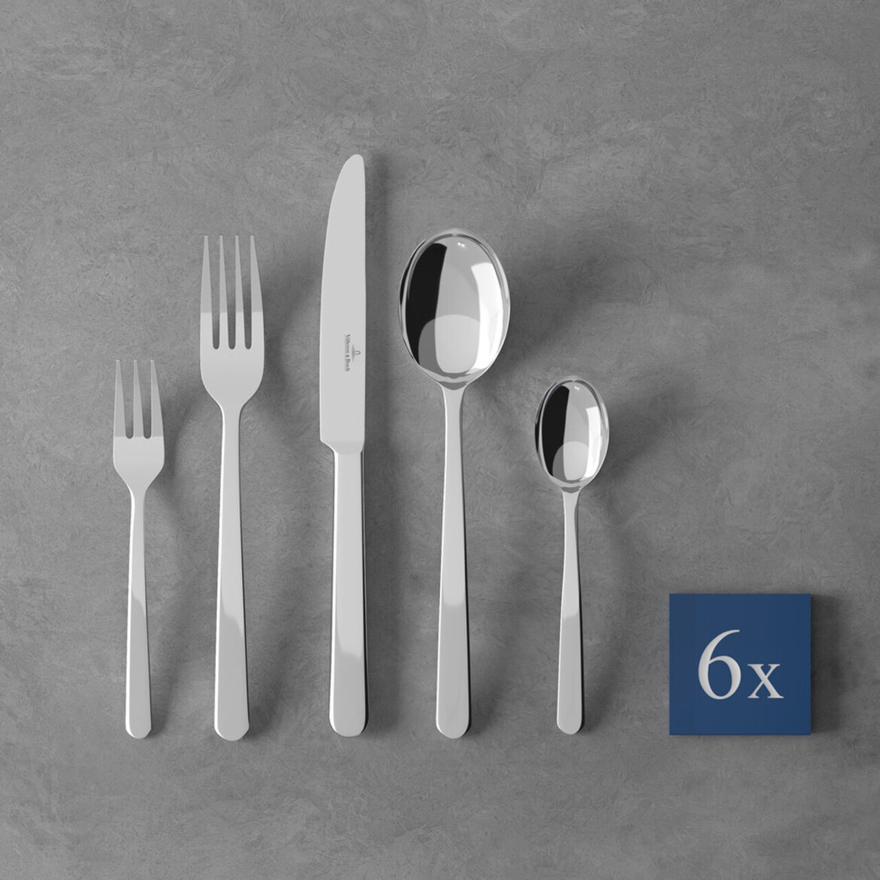 Set tacamuri 30 piese, Villeroy & Boch, Louis Cutlery, inox 18/10 - 1 | YEO